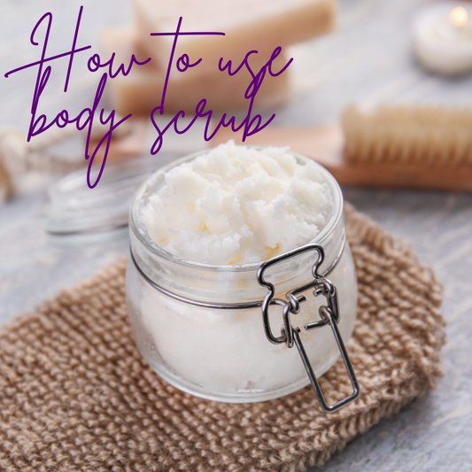 How to use the sugar scrub