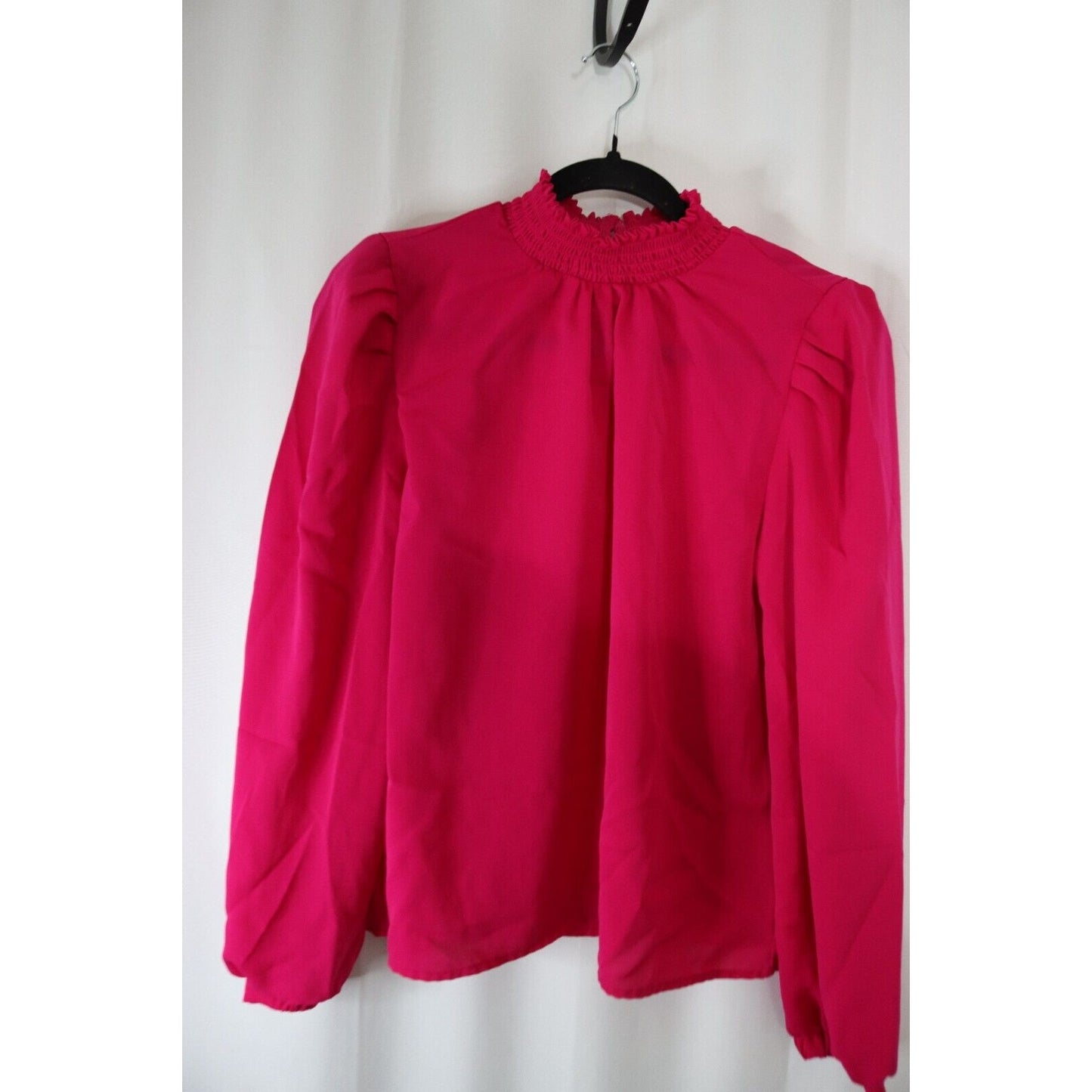 Melloday Pink Long Sleeve Top Size Medium Polyster