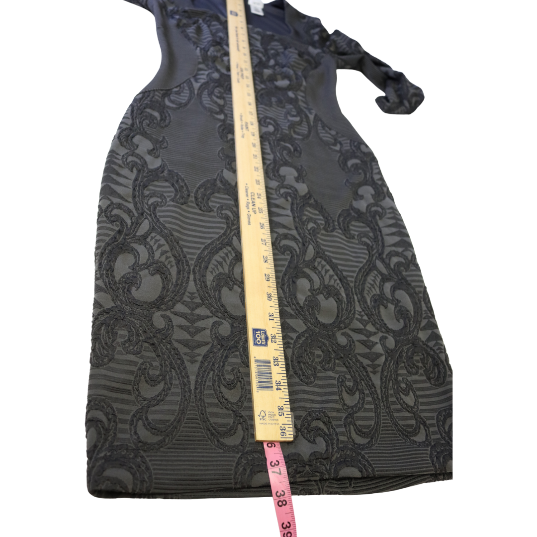 Cache Dress Bodycon Small Long Sleeve Stretchy