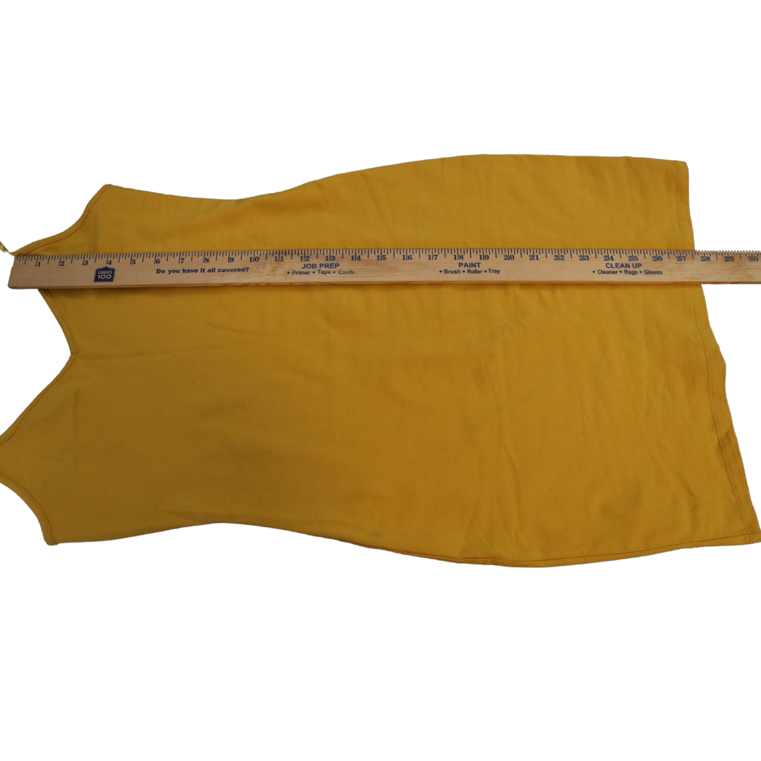 Wild Fable Yellow Bodycon Spagettie Strap Dress