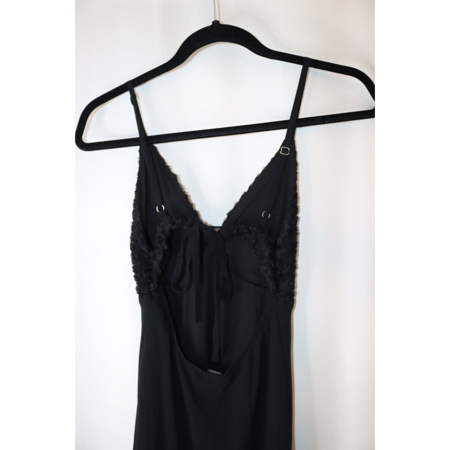 NWT Wild Fable Black Maxi Dress Size XS Tie Back