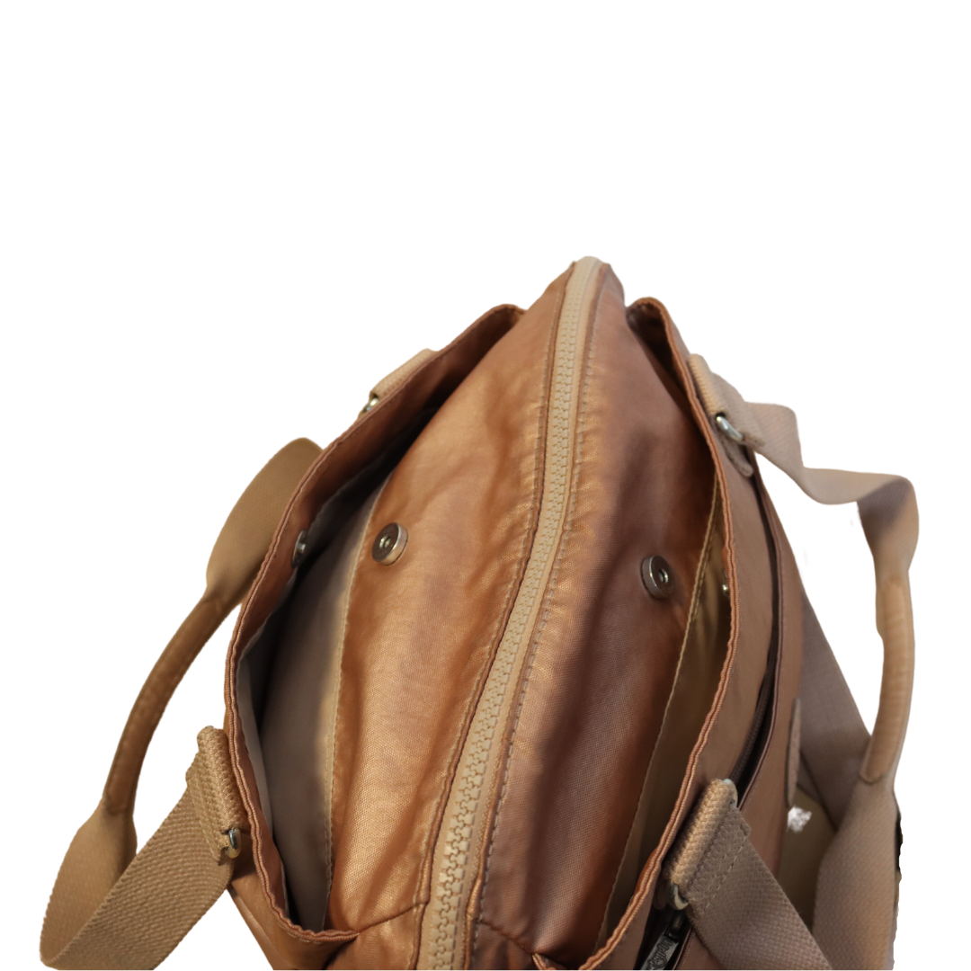 Kipling Felicity Tote Rose Gold Shoulder Handbag