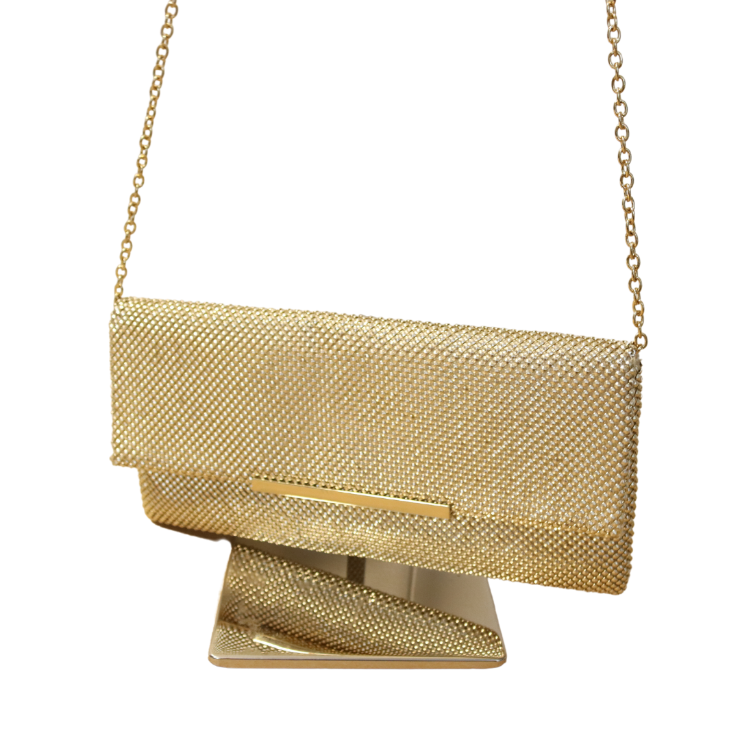 International Concept INC Gold Evening Handbag