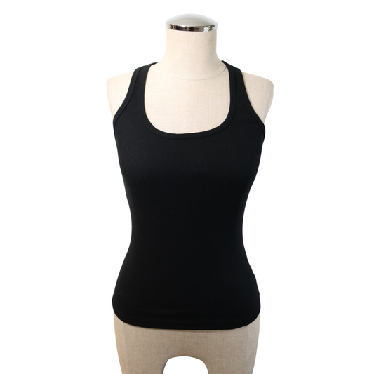 Wild Fable Black Racer Back Tank Top