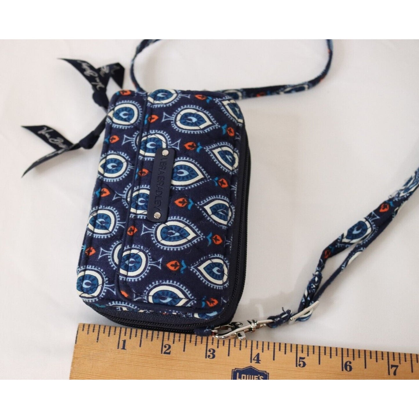 Vera Bradely Small Crossbody Bag Organizer Credit Card Detachable