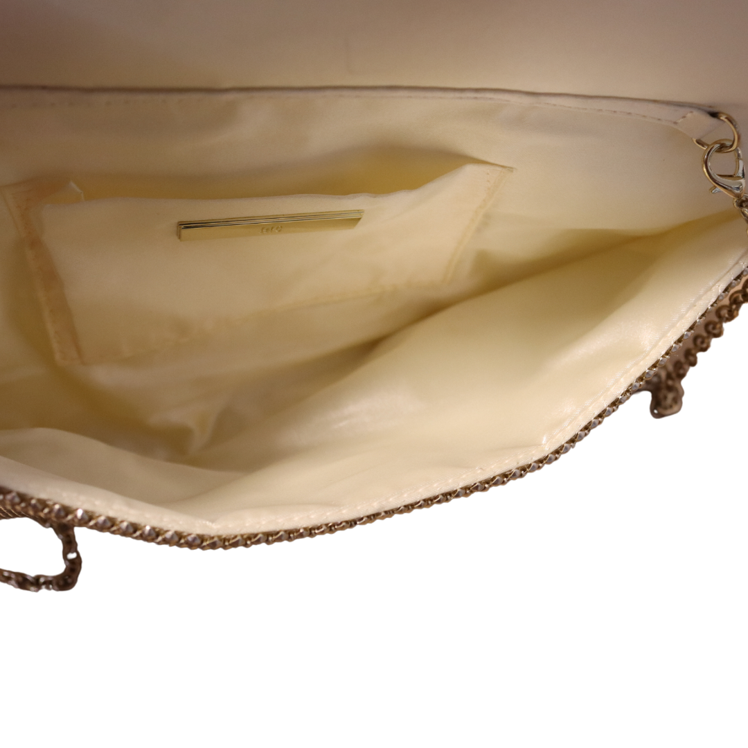 International Concept INC Gold Evening Handbag