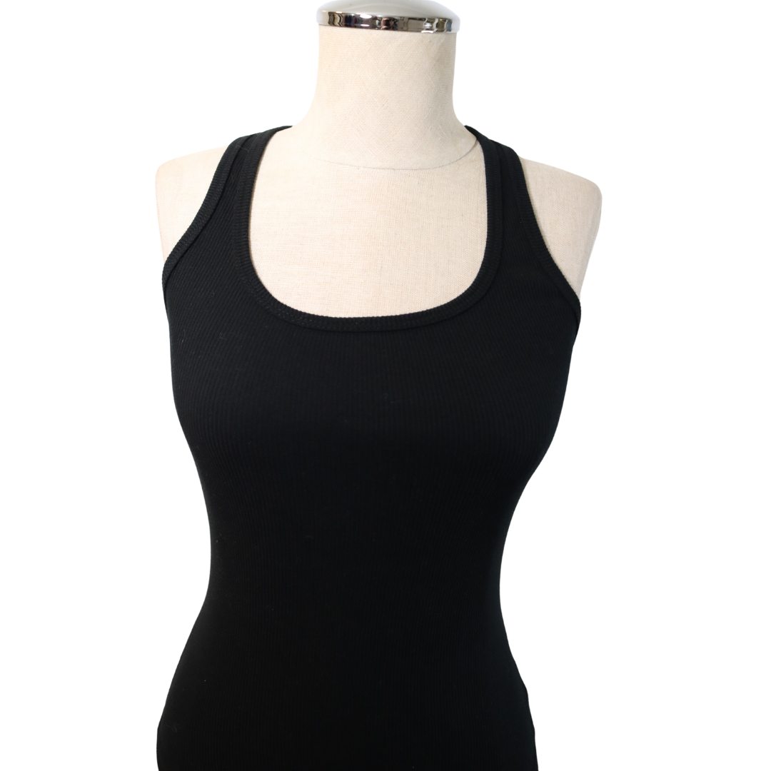 Wild Fable Black Racer Back Tank Top