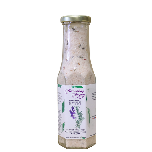 Rosemary & Lavender Bath Soak – Invigorating Herbal Mineral Soak