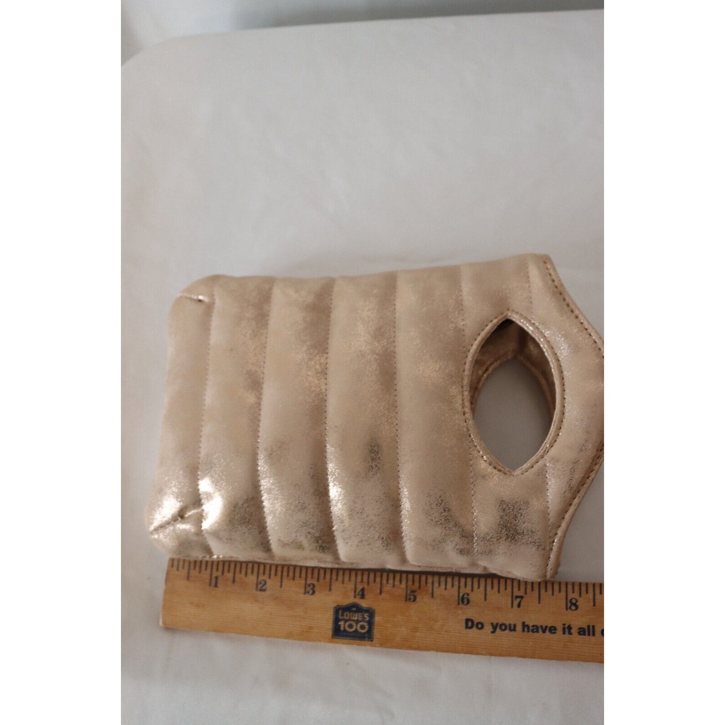 Think Royln Quilted Crossbody Handbag Rosegold Gunmetal Chain Strap