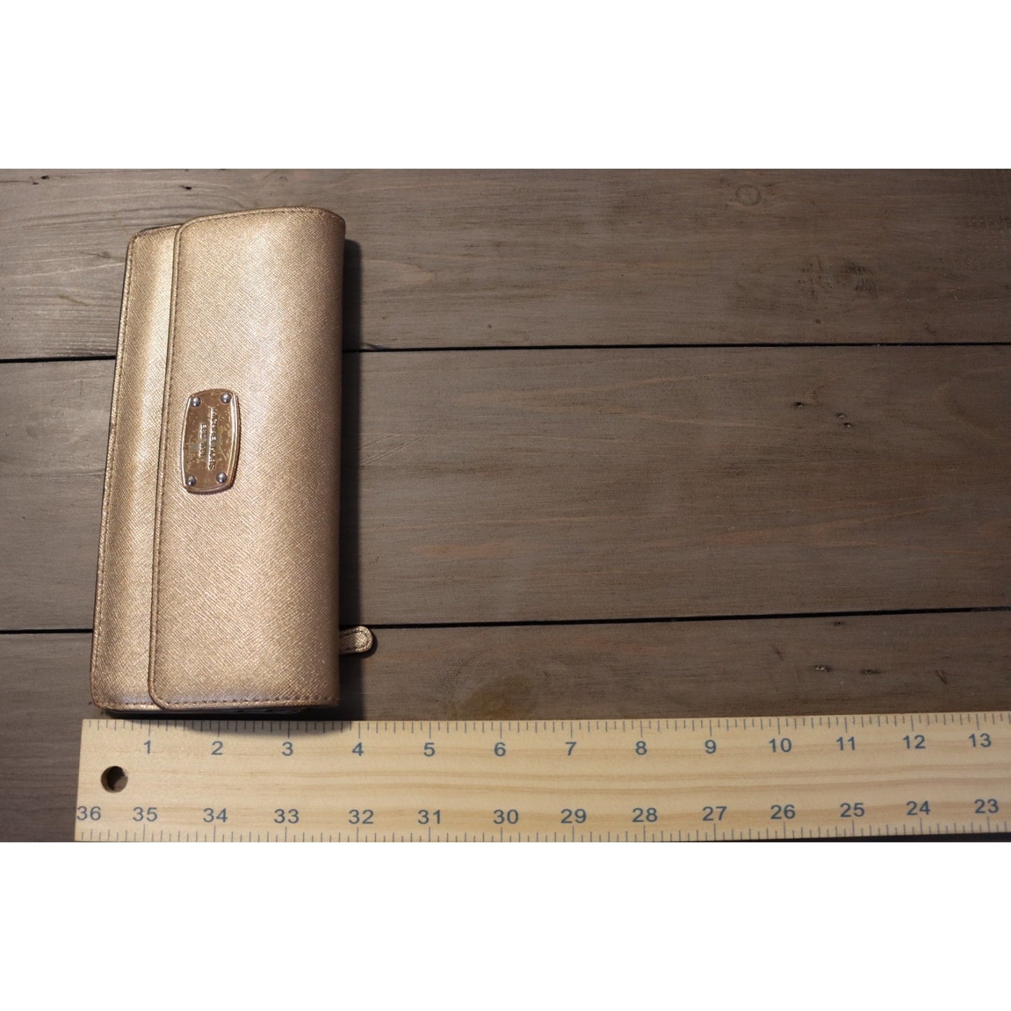 Michael Kors Wallet Rose Gold Shiny