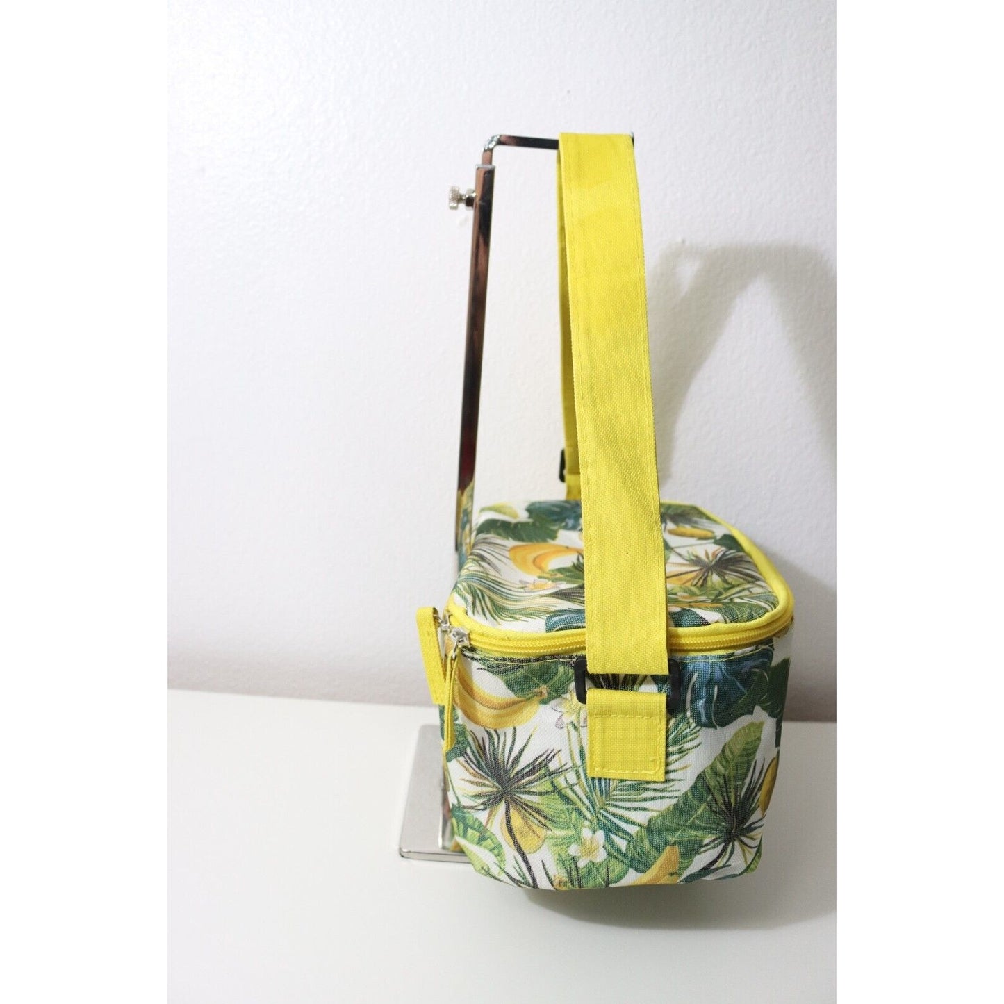 Lemon, Banana and Leaf Lunch Bag Adjustable Top Open