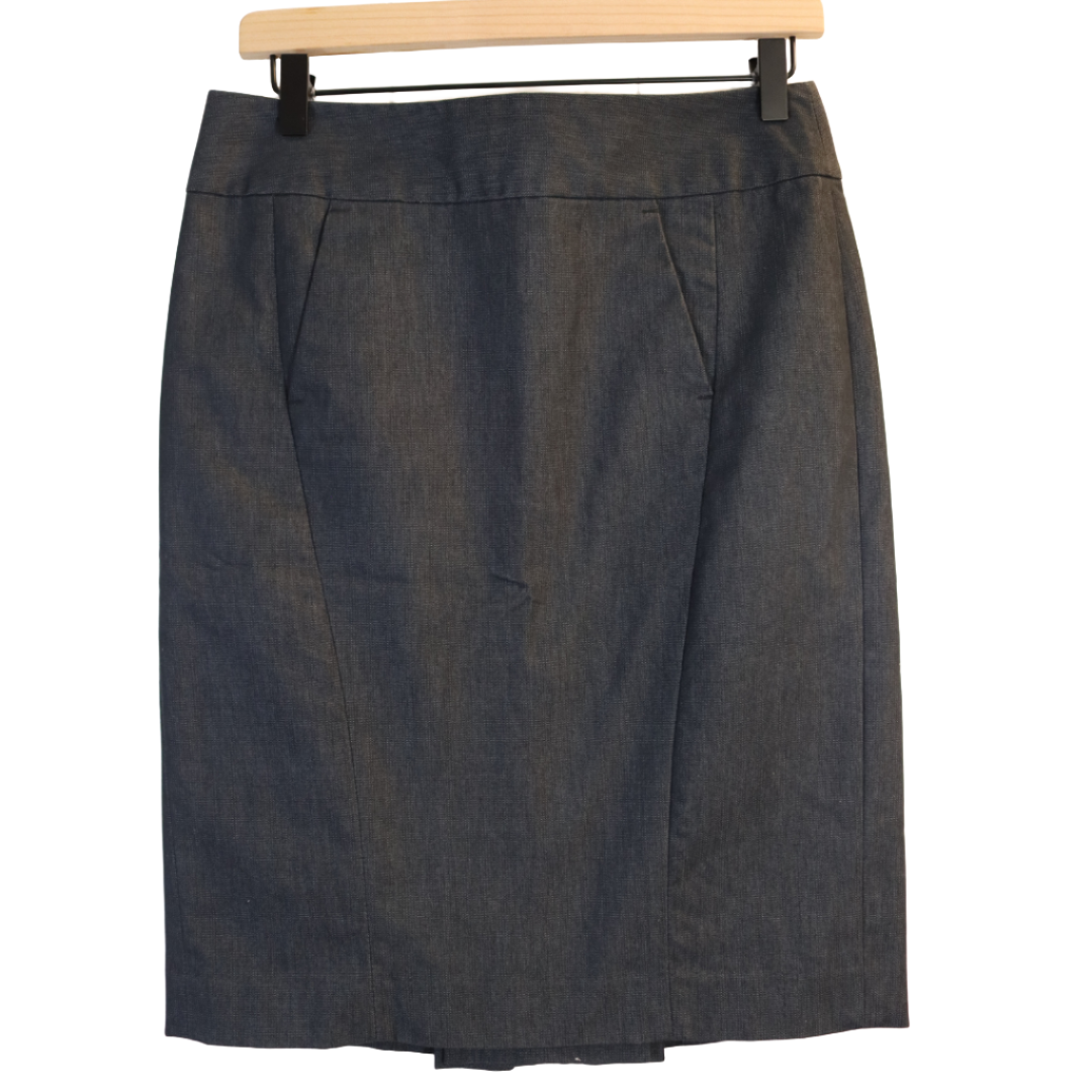 Ann Taylor Loft's Pencil Straight Skirt in Elegant Grey