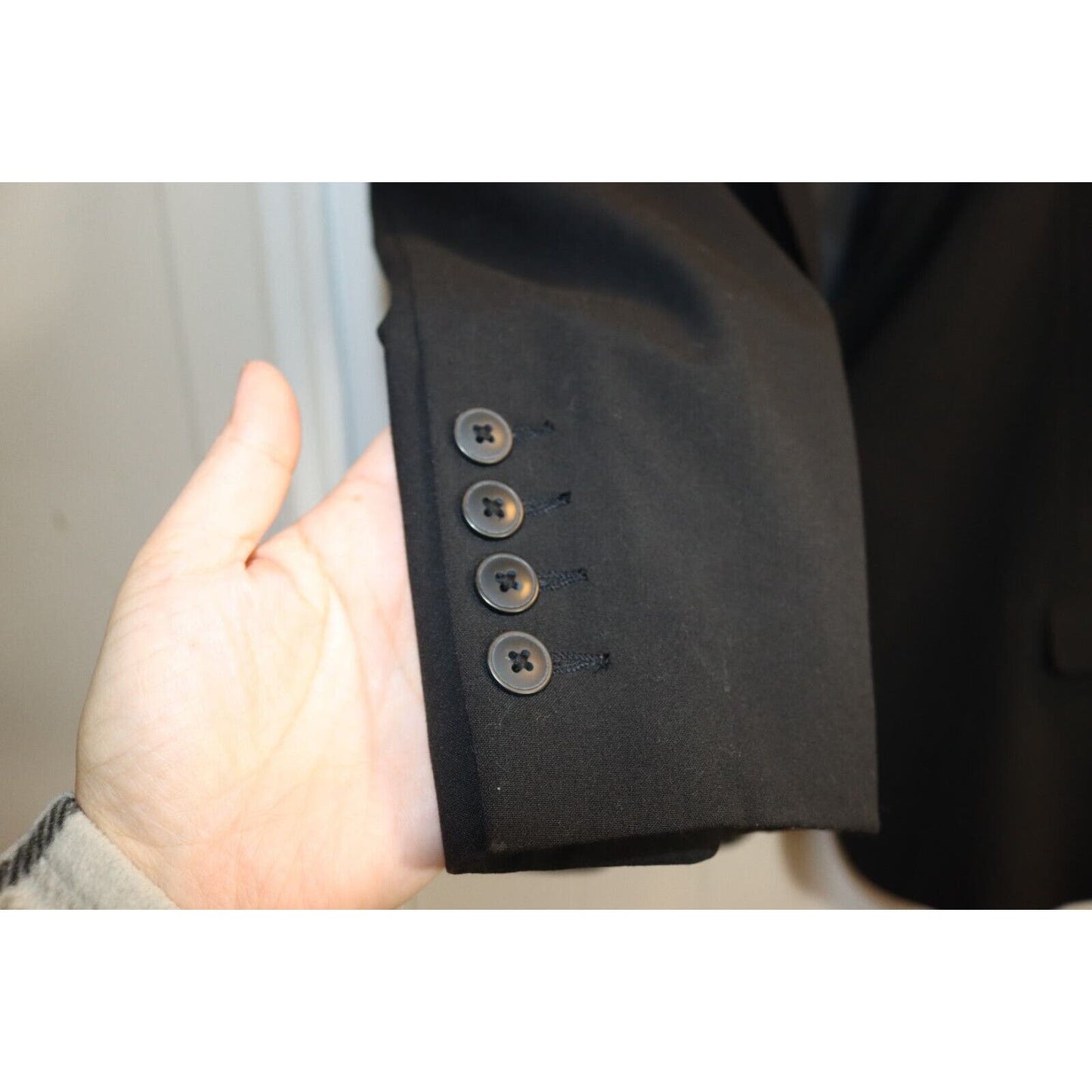 Norma Kamali Boyfriend Blazer Jacket Black One Button