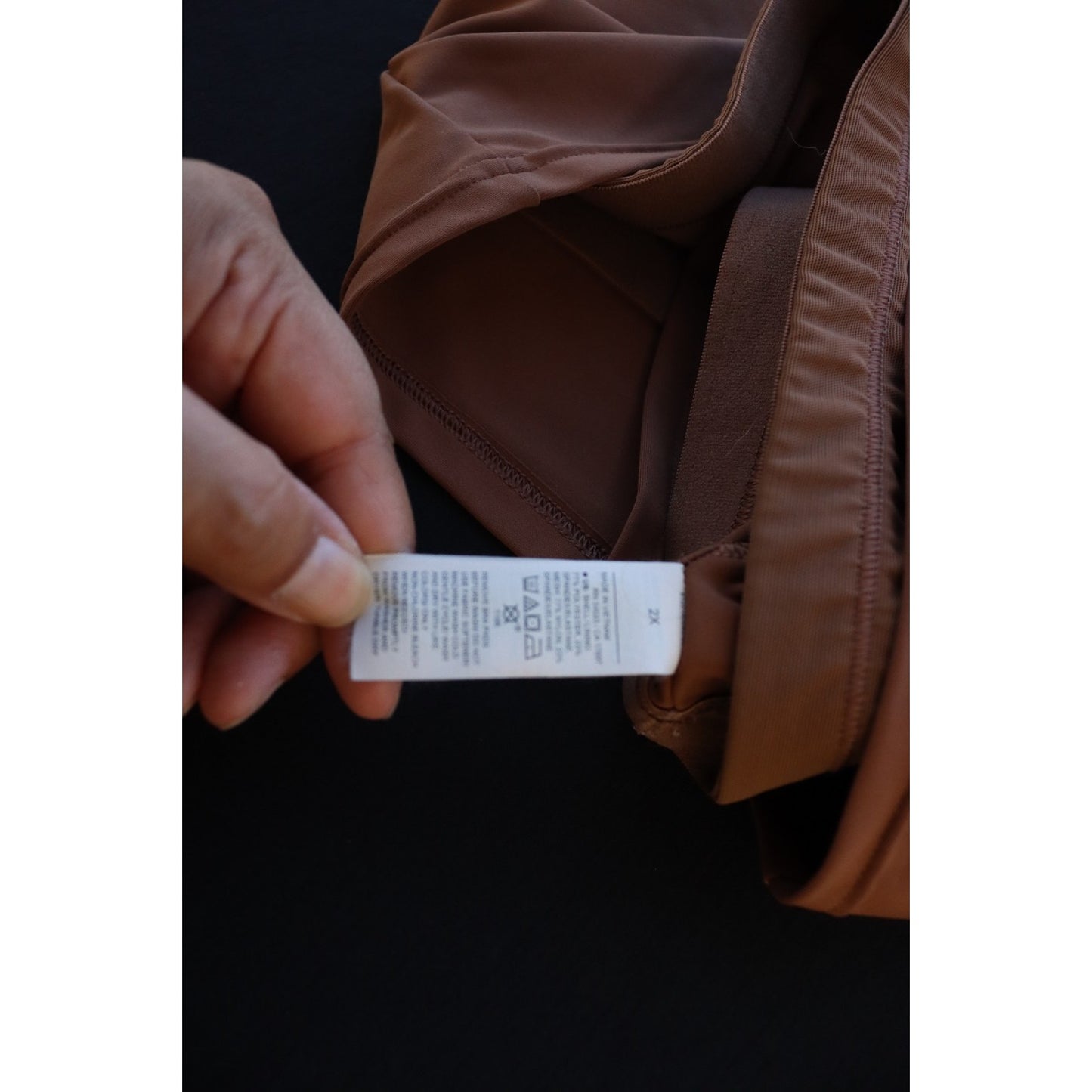 Old Navy Active Powersoft Tank Top Built in bra Brown Size 2X Light Support