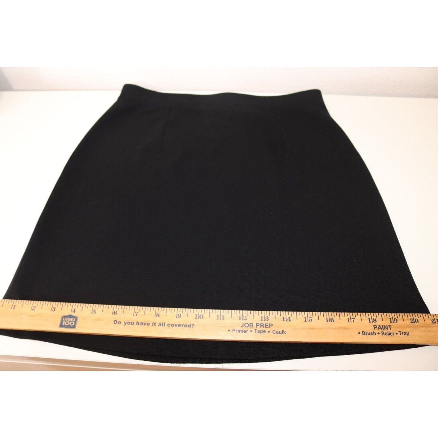 Misook Black Skirt Size Medium Petite Made in Korea (83)