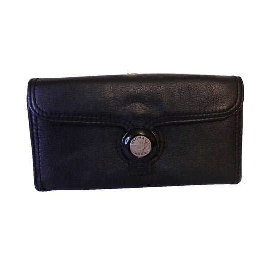 Vintage Michael Kors Black Wallet Credit Card Zip