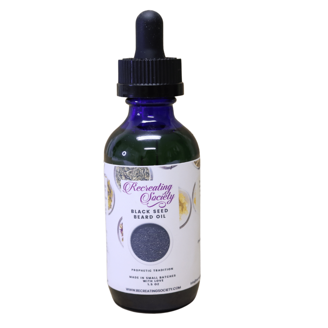 Black Seed Beard & Face Oil – Natural Growth & Skin Hydration