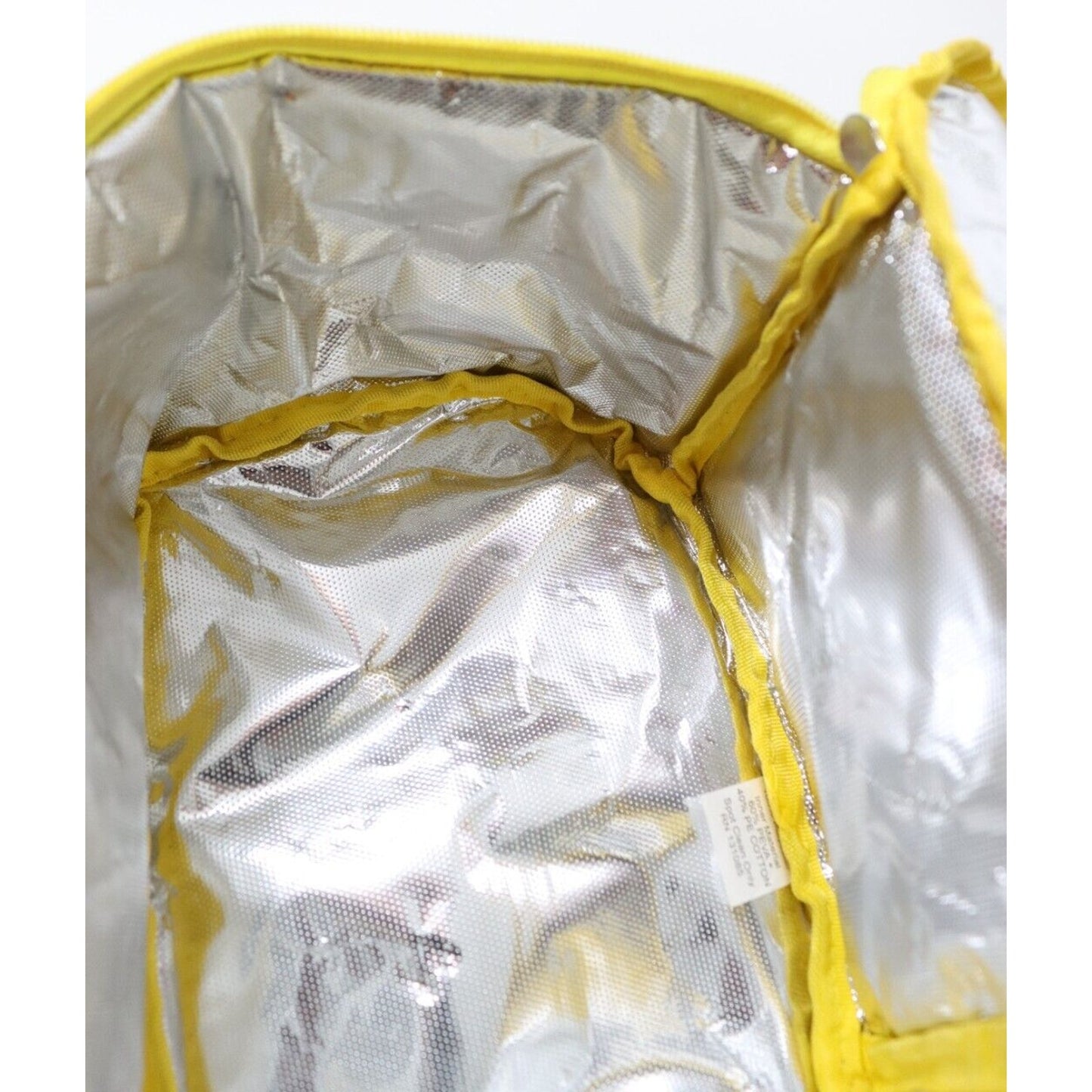 Lemon, Banana and Leaf Lunch Bag Adjustable Top Open