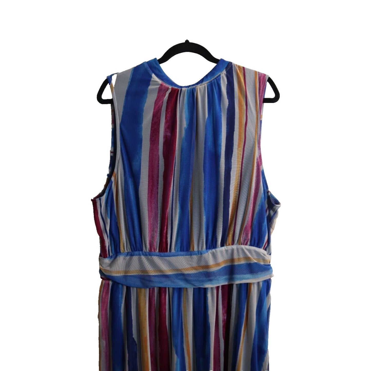 Leota Antropologie Stripe Dress Sleeveless Tie