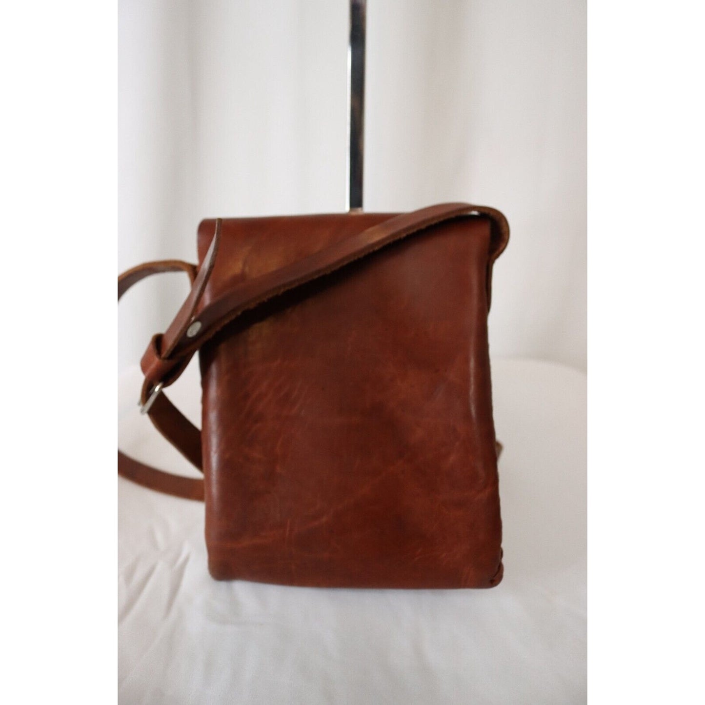 Unbranded Leather Crossbody Handbag Inside Raw Leather
