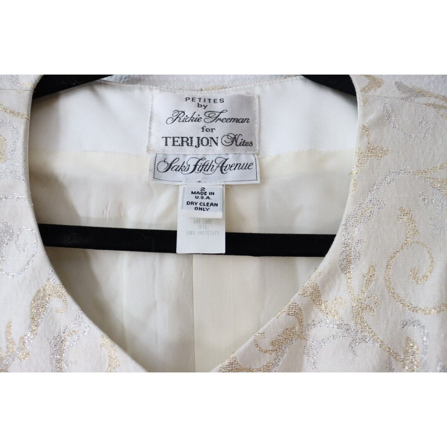 Petites by Rickie Freeman for Teri Jon Top and Skirt Set Size 2 Petites