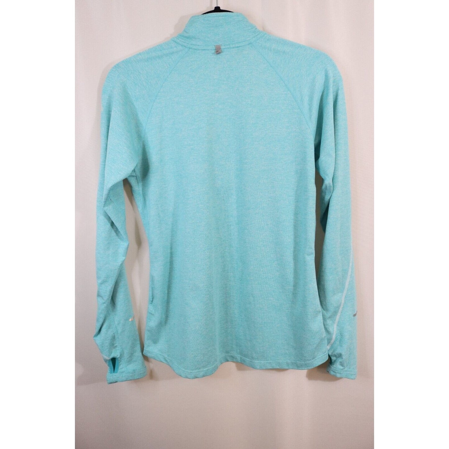 Nike Dri Fit Running Teal Sweater Size Small Long Sleeve