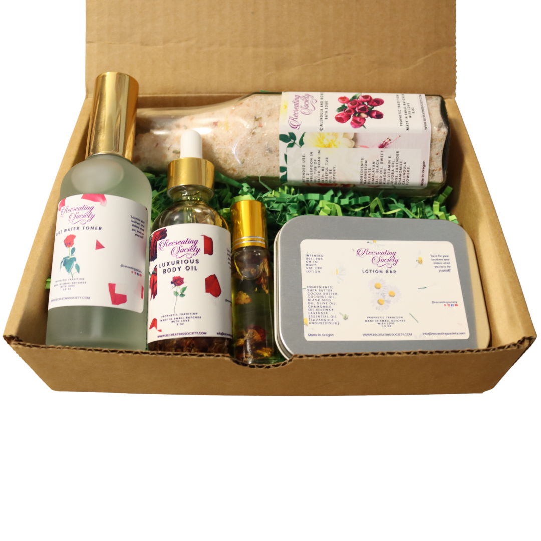 Rose Inspired Beauty- Rose Gift Box Set