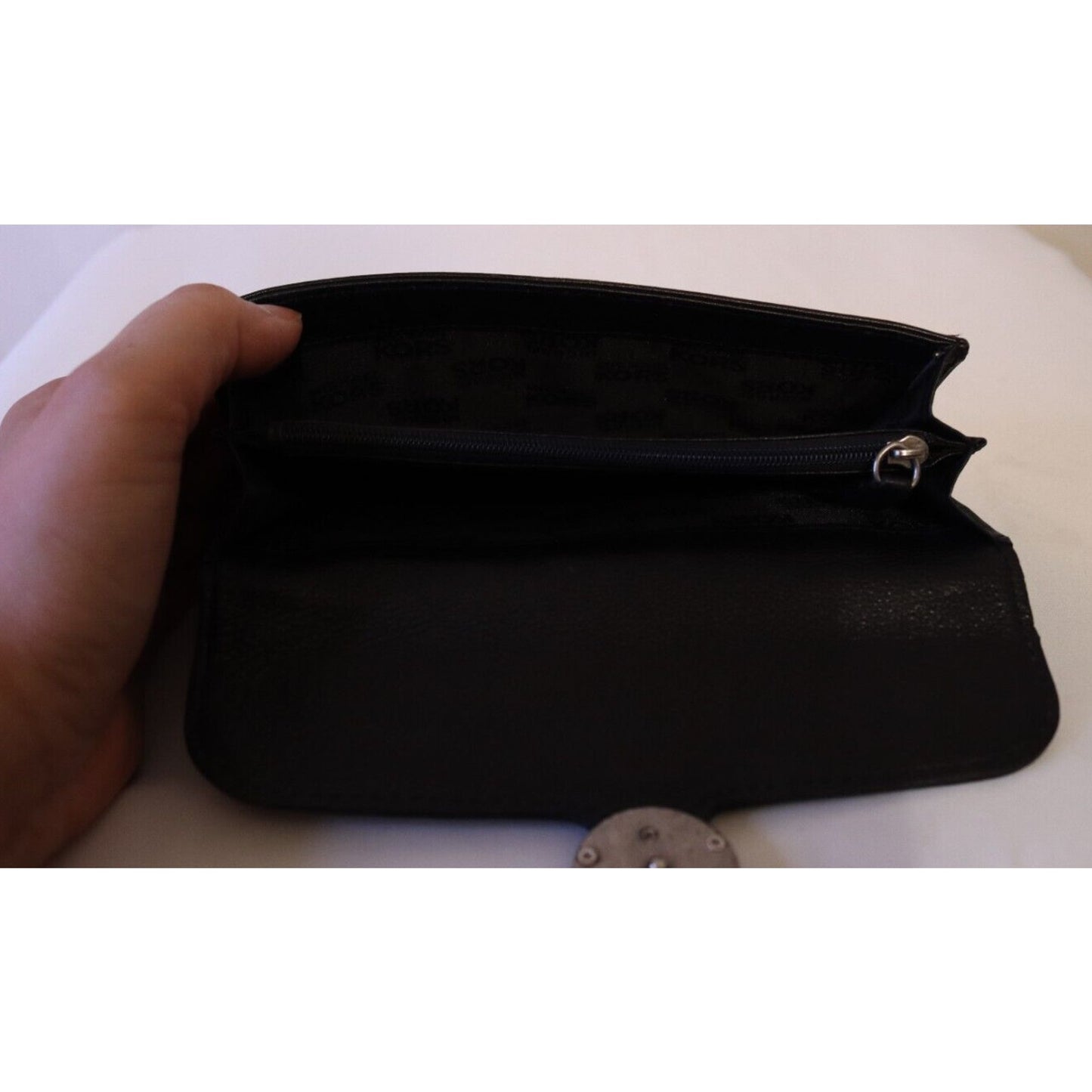 Vintage Michael Kors Black Wallet Credit Card Zip