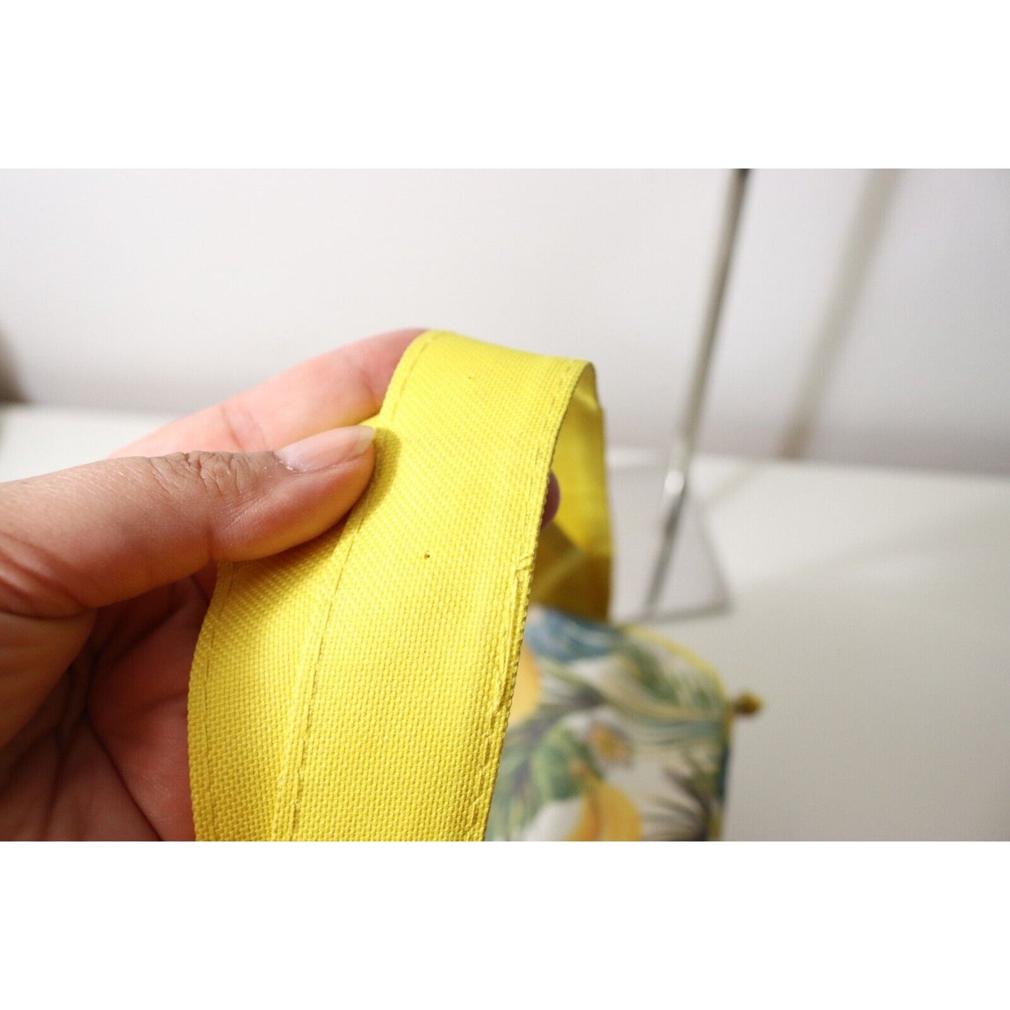 Lemon, Banana and Leaf Lunch Bag Adjustable Top Open
