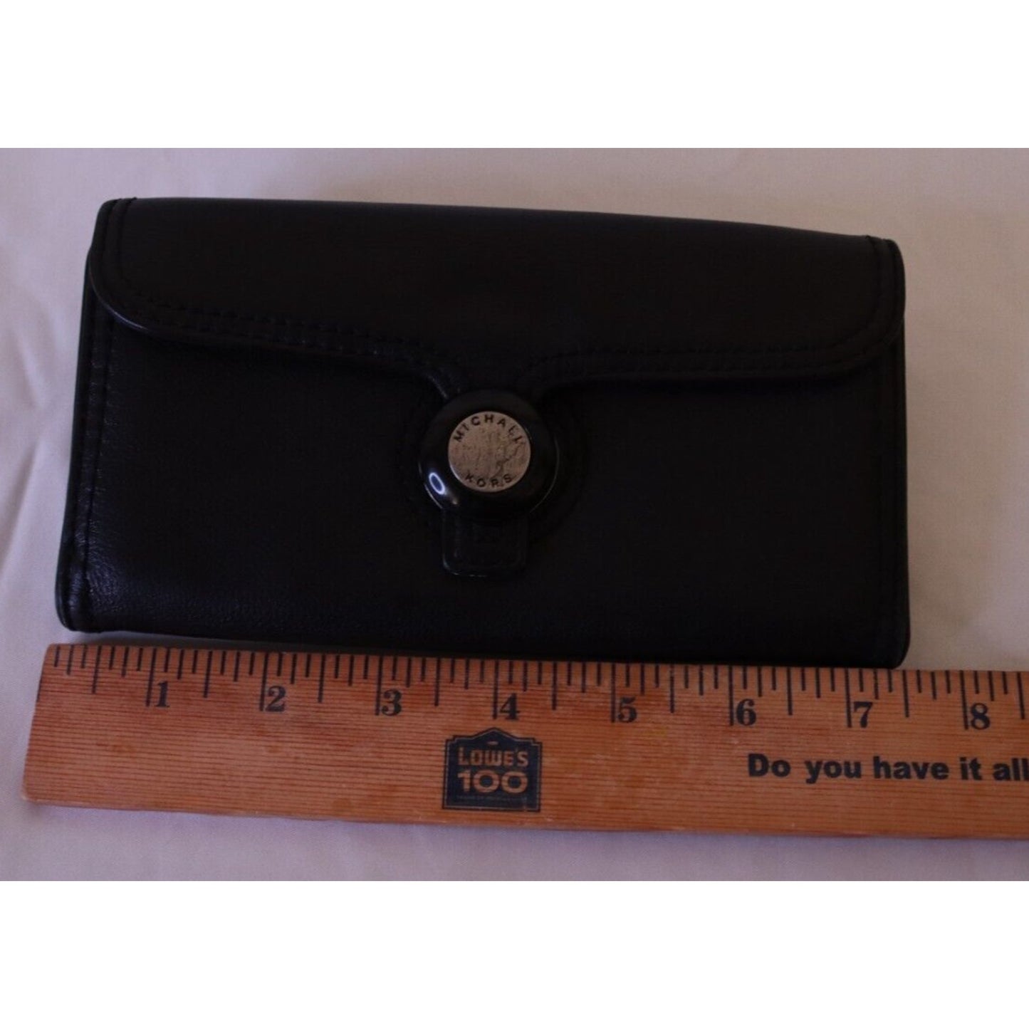 Vintage Michael Kors Black Wallet Credit Card Zip