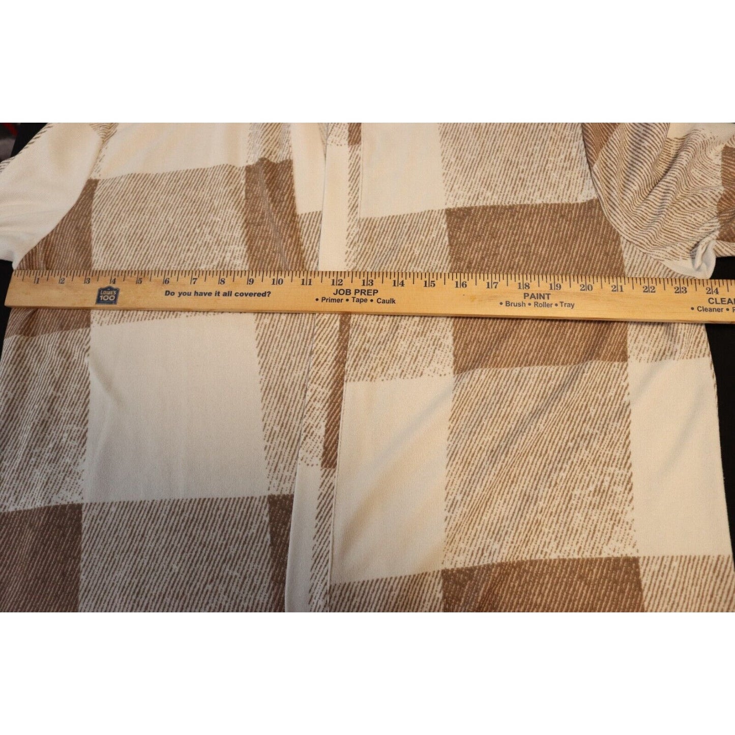 Truself Cardigan Open Hoodie Size 1X Beige/Brown