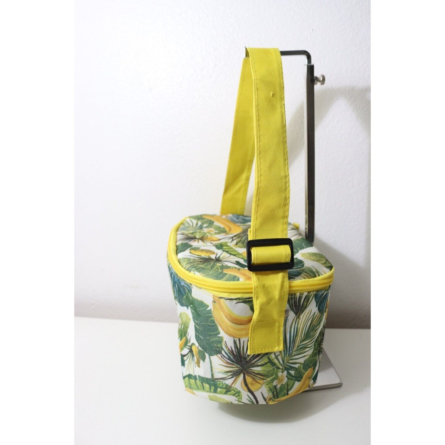 Lemon, Banana and Leaf Lunch Bag Adjustable Top Open