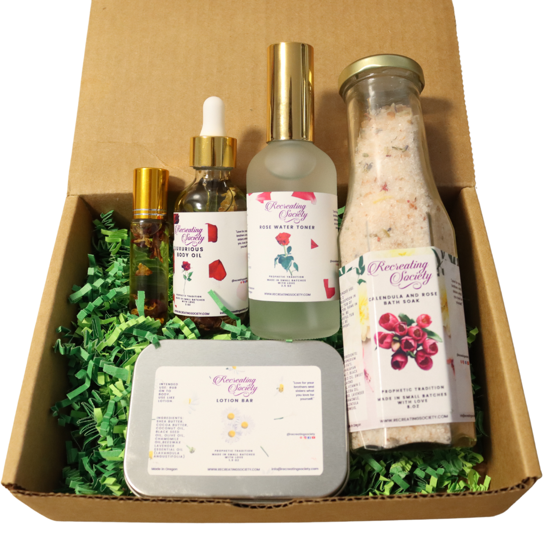 Rose Inspired Beauty- Rose Gift Box Set