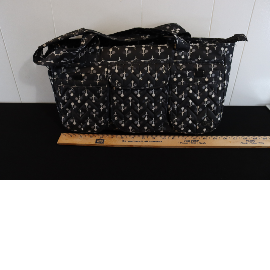 LUG Padded Quilt Diaper Bag Tote