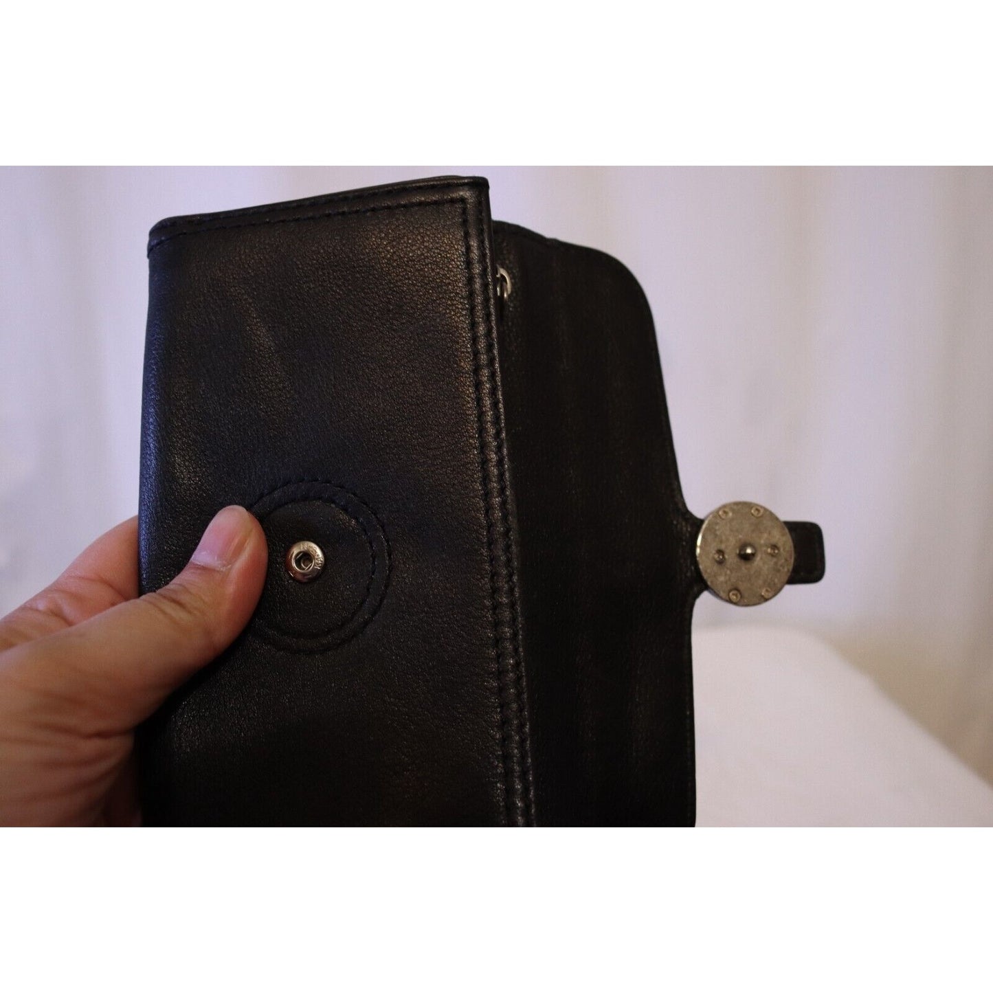 Vintage Michael Kors Black Wallet Credit Card Zip