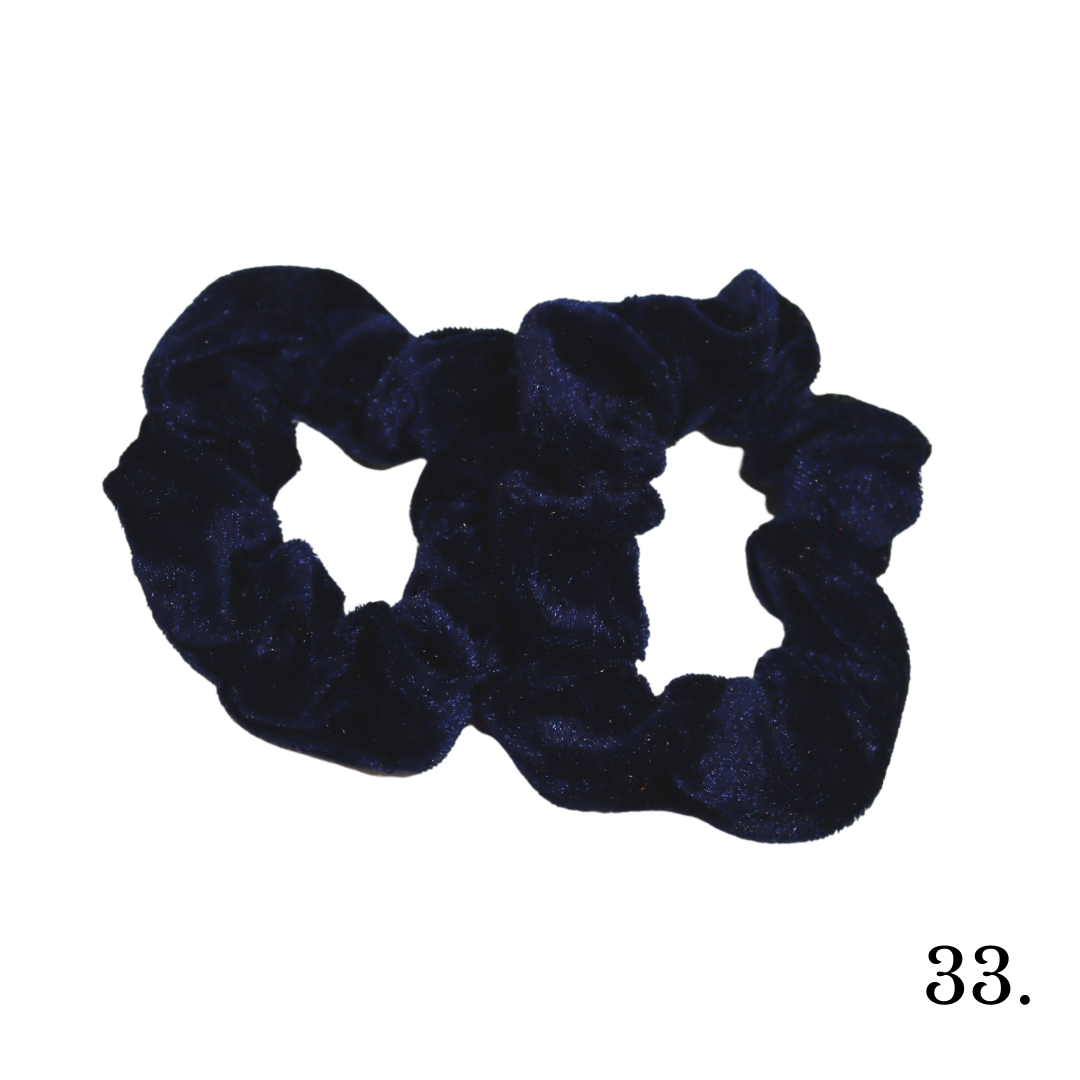 Blue Tone Velvet Poof Poofs Collection