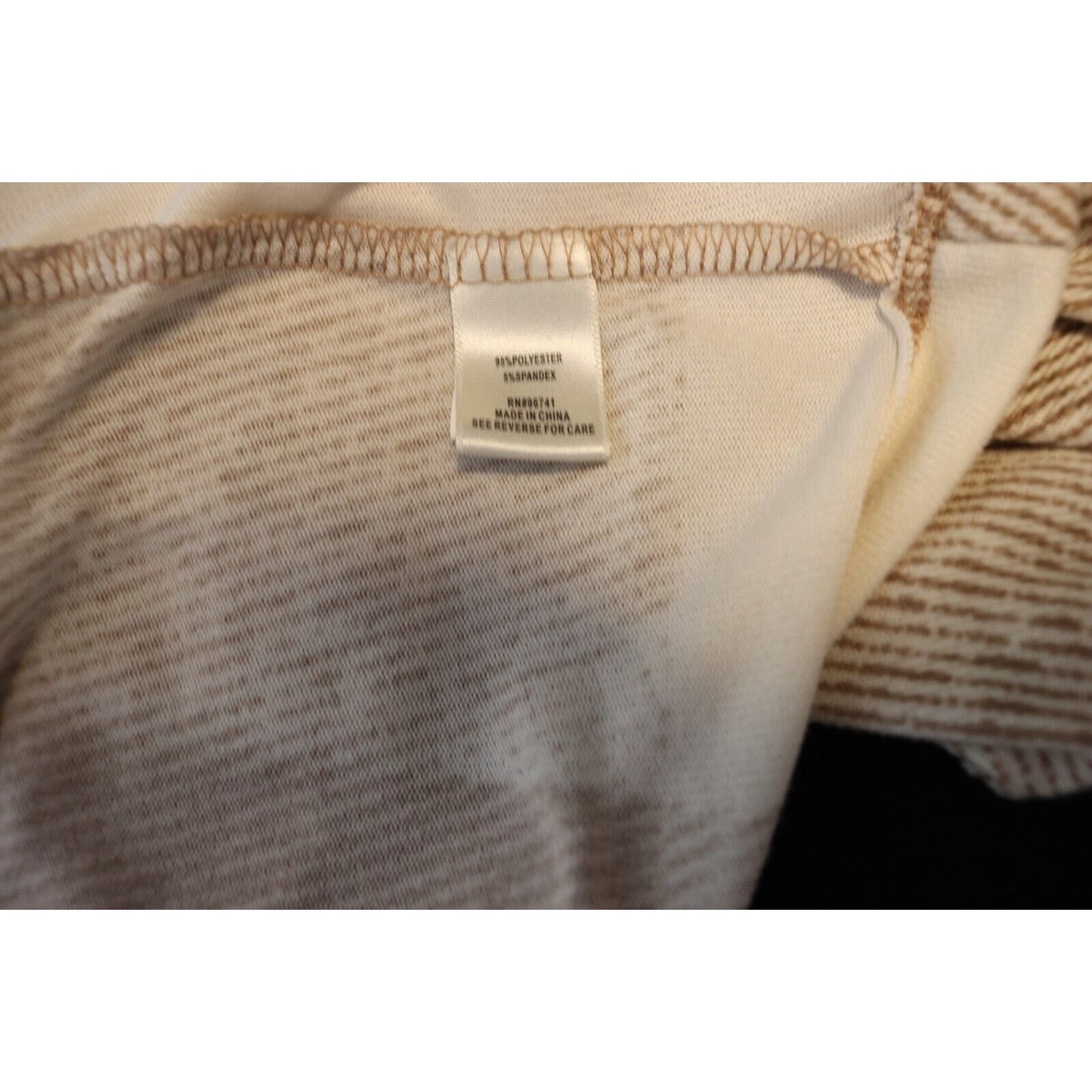 Truself Cardigan Open Hoodie Size 1X Beige/Brown