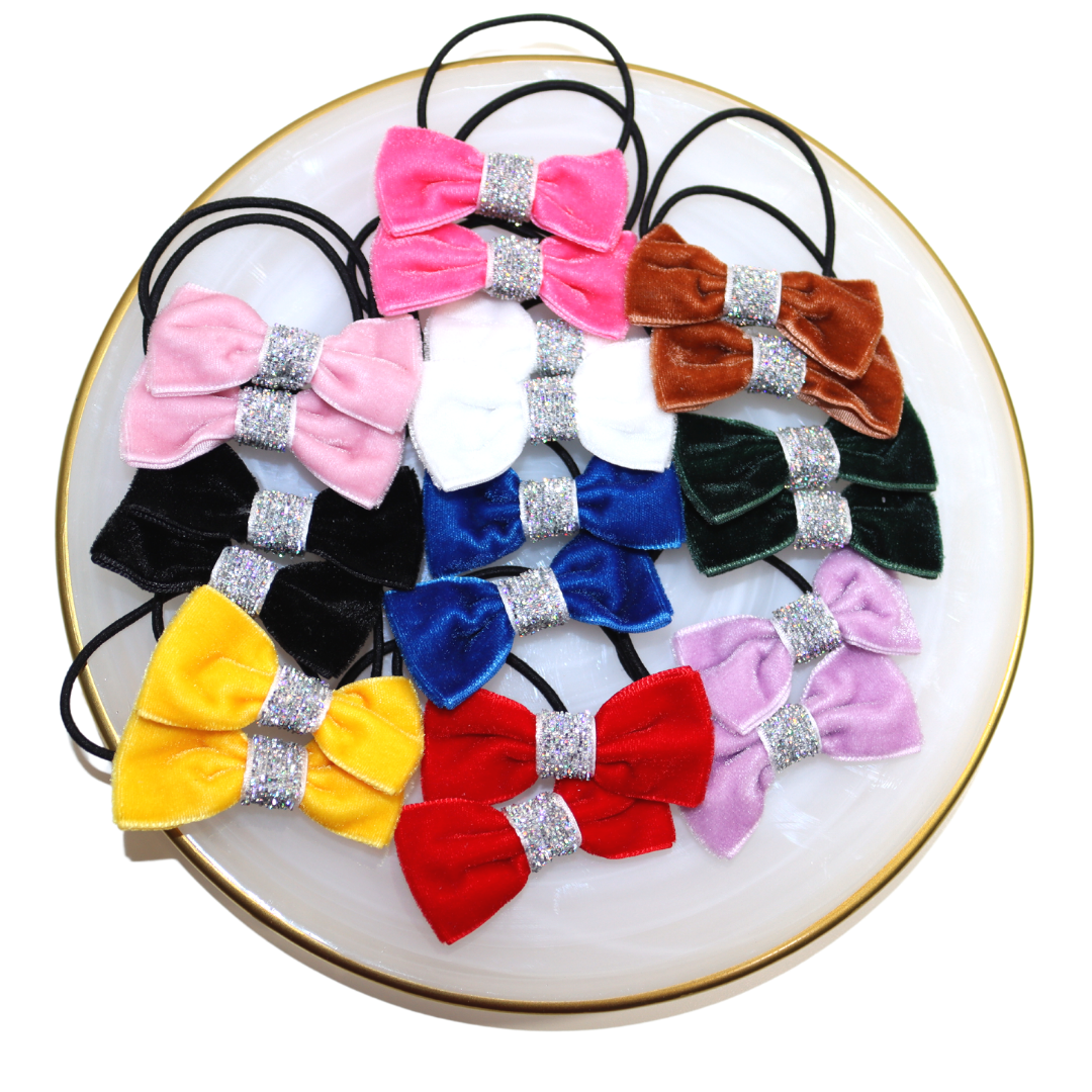 Small Bow Hair Ties Collection -Poof Poofs by Sumayyah