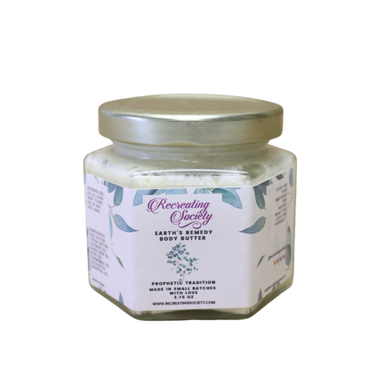 Eucalyptus Whipped Body Butter – Natural Relief for Sore Muscles & Congestion (Earth’s Remedy)