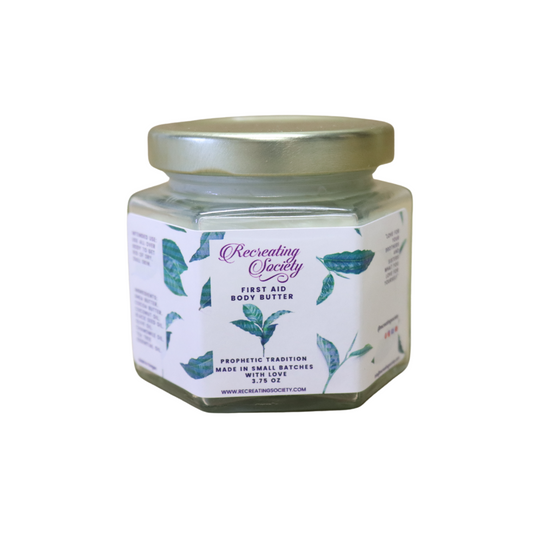 Tea Tree Whipped Body Butter – Natural First Aid for Skin Relief & Recovery