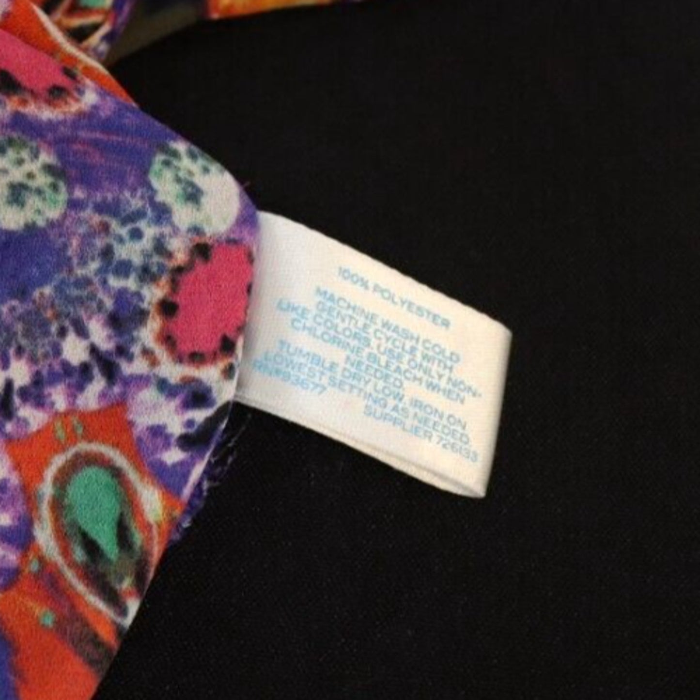 L'Amour Button Up Top Size Small Nanette Lepore High Low Polyester Sheer