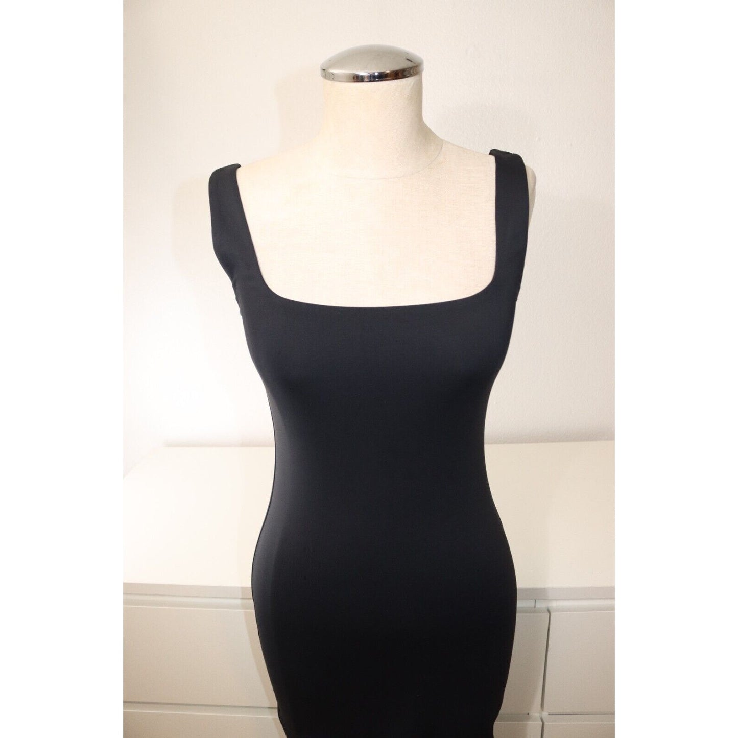 Babaton Black Bodycon Sleeveless Dress Small Lined