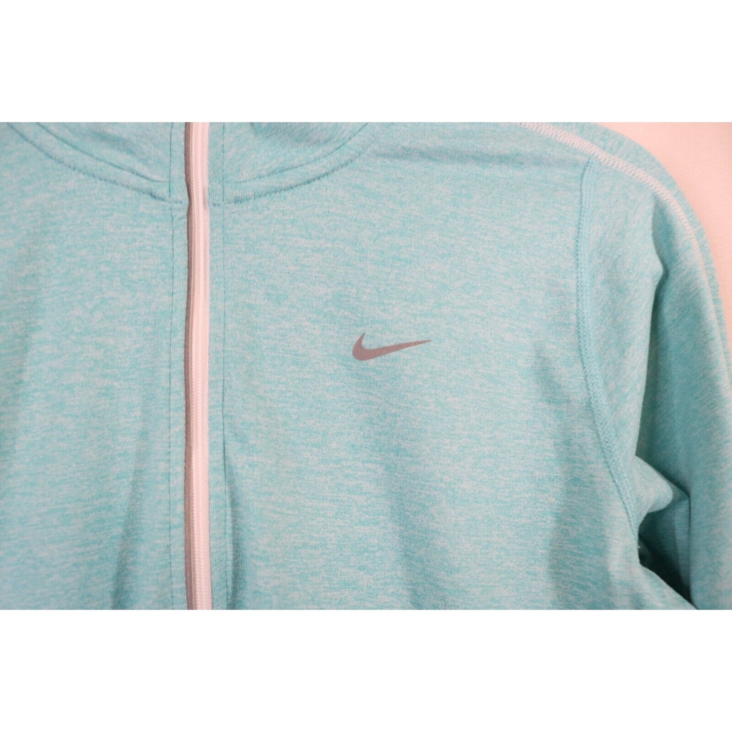 Nike Dri Fit Running Teal Sweater Size Small Long Sleeve