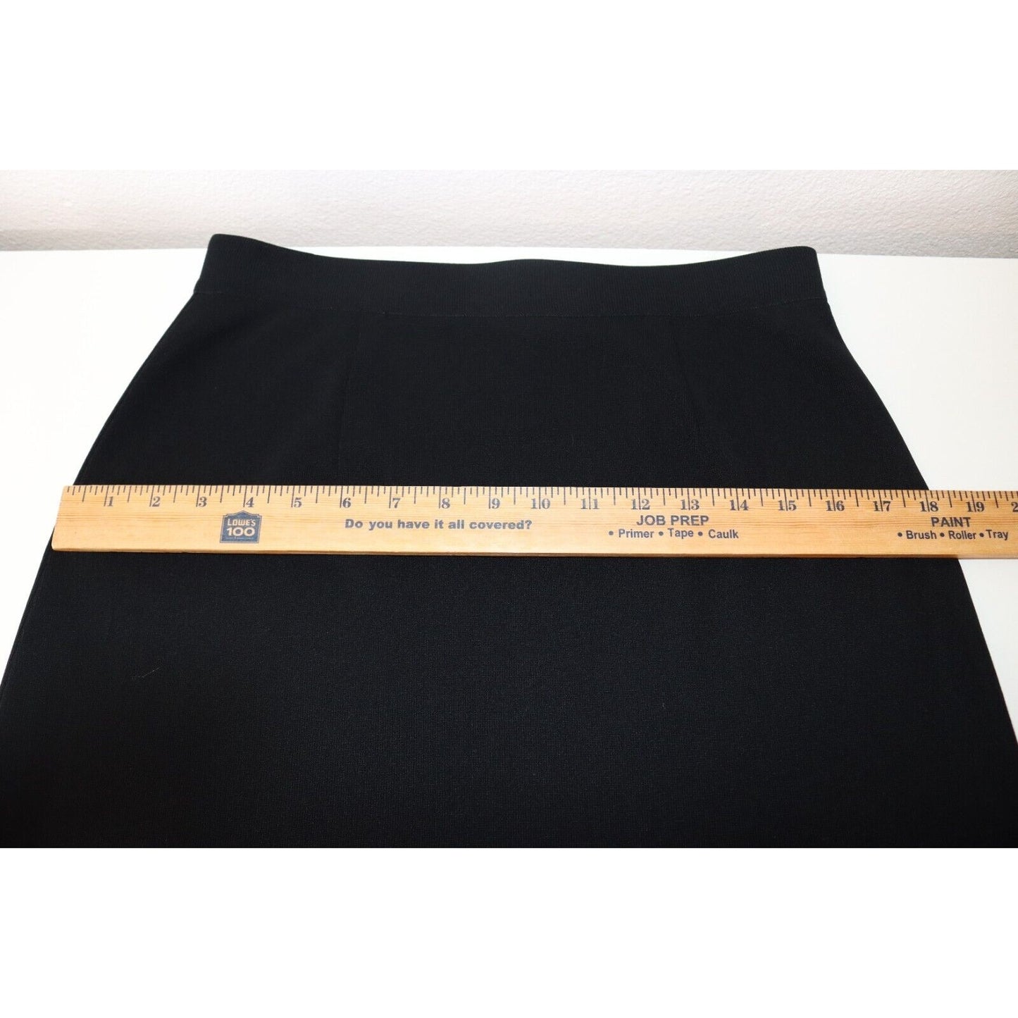 Misook Black Skirt Size Medium Petite Made in Korea (83)