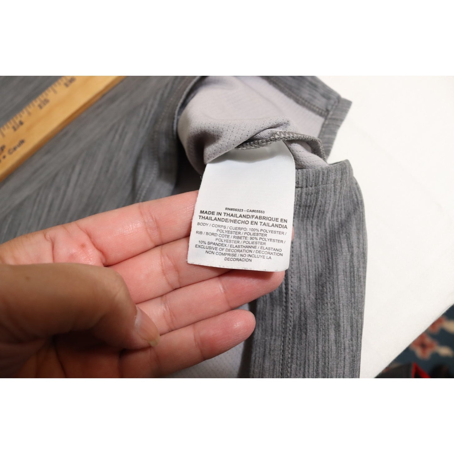 Nike Dri-Fit Medium Running Grey Long Sleeve Sport Top 1/4 Zip