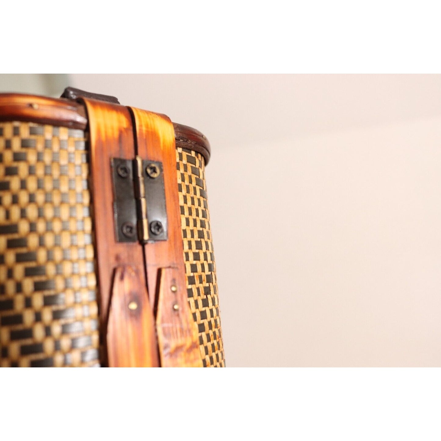 Wood Purse Bamboo Crossbody Palm Tree