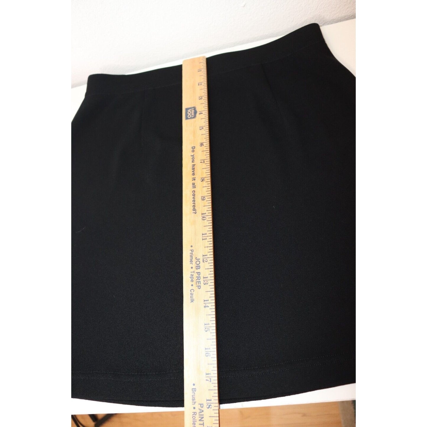 Misook Black Skirt Size Medium Petite Made in Korea (83)