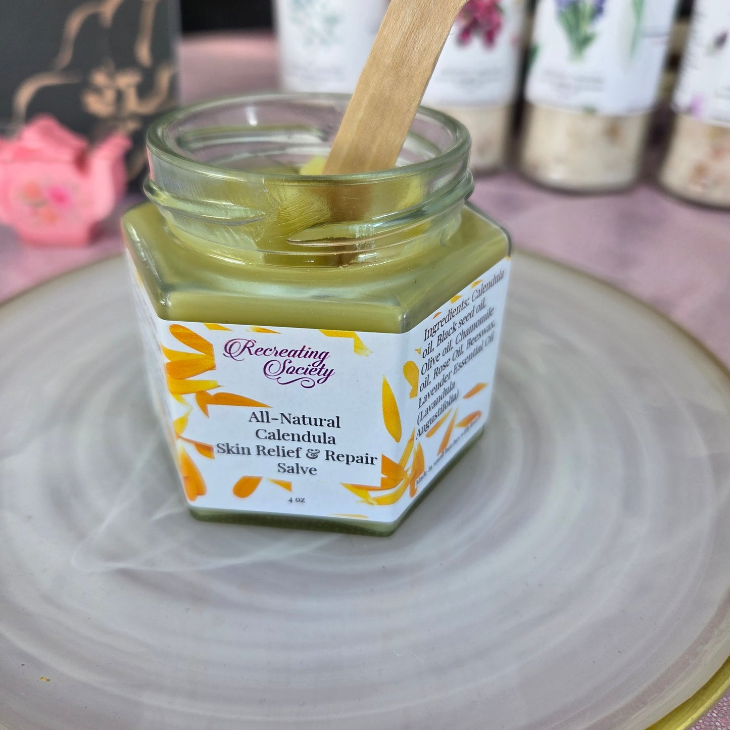 All-Natural Calendula Skin Relief & Repair Salve