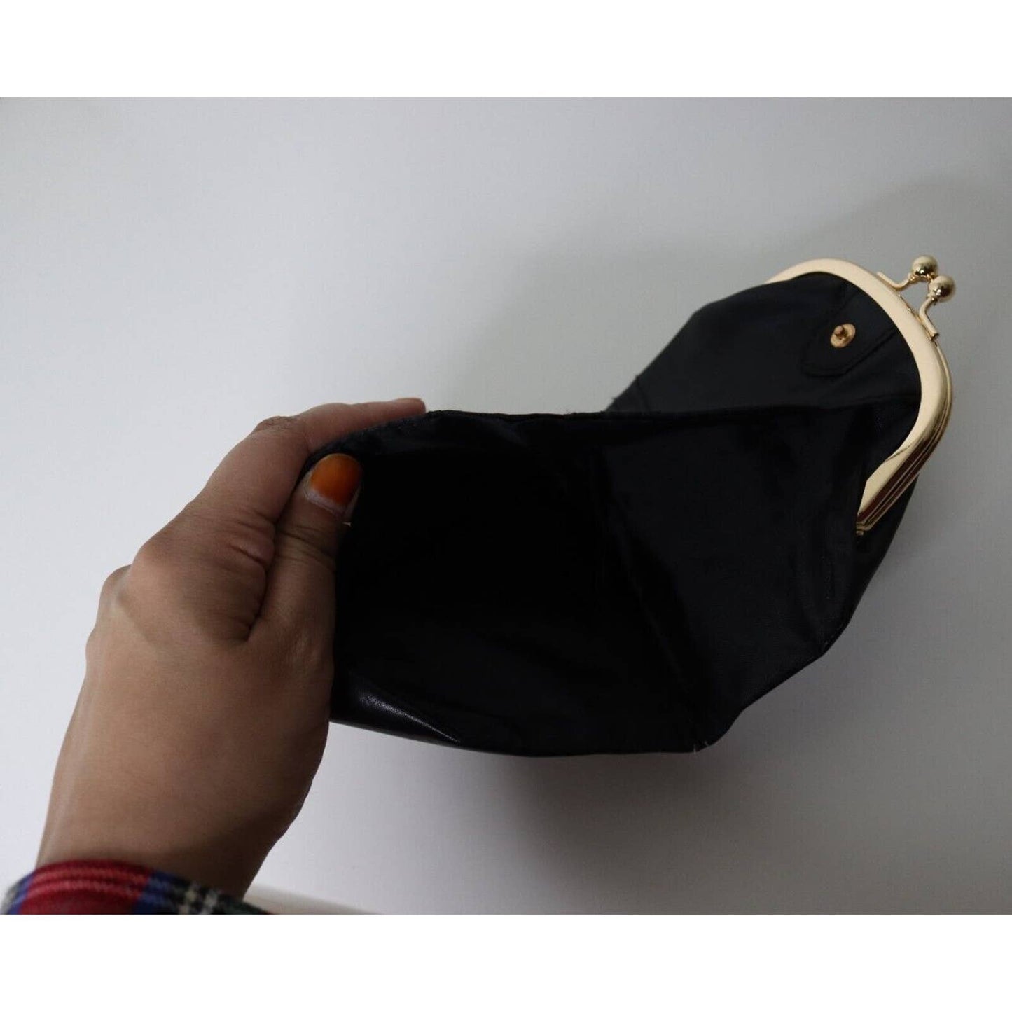 Sheep Leather And Polyester Coin Purse with Card Pocket