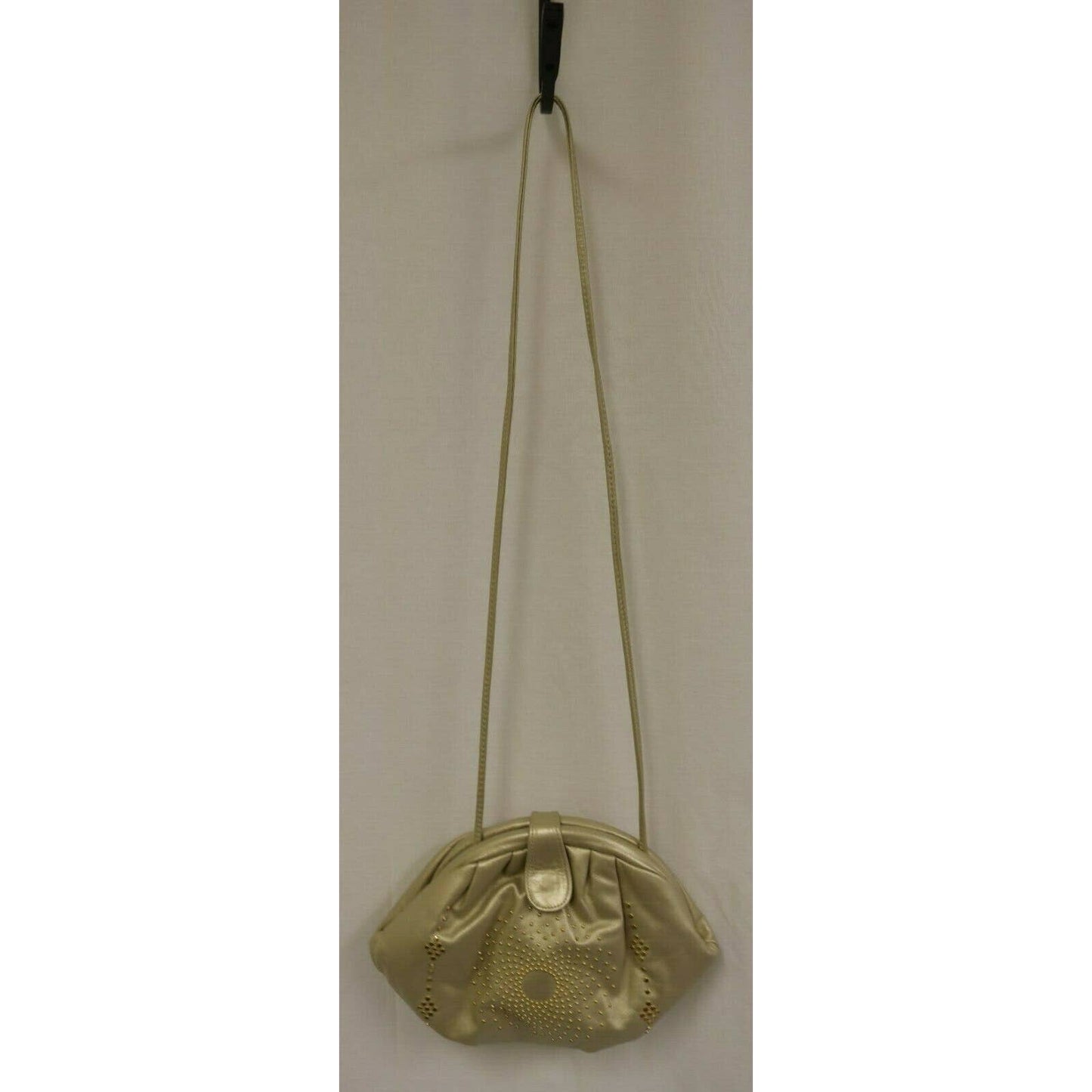 Vintage Ohh! Ashley Cream Leather Evening Shoulder Bag/Clutch